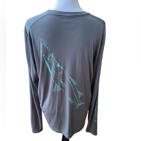 Fish Head Threads Sport-Tek Long Sleeve Tee with UPF 50 Protection Size Large - Picture 6 of 16